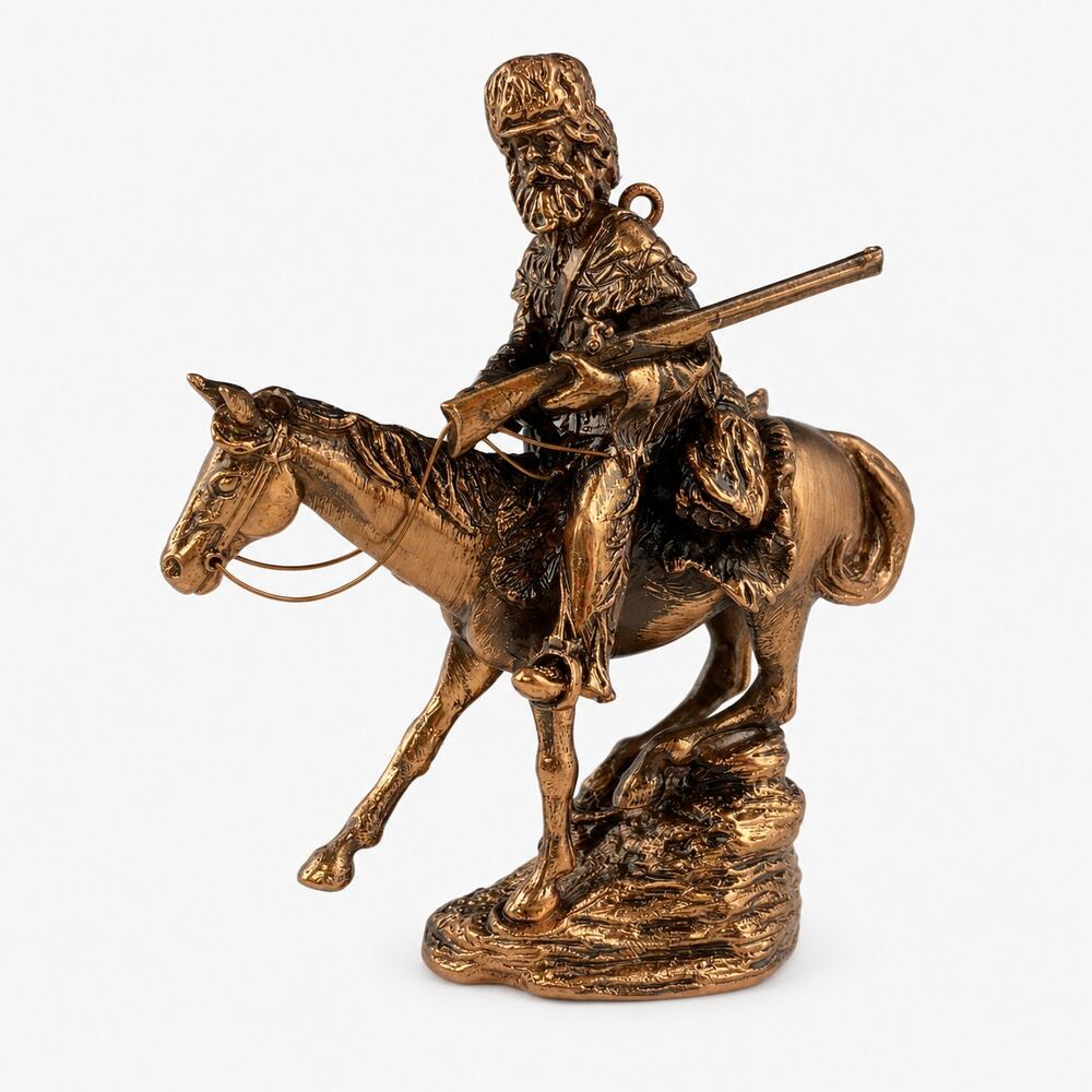 Vintage 2000 Hallmark Mountain Man The Old West #3 Keepsake Ornament Horse